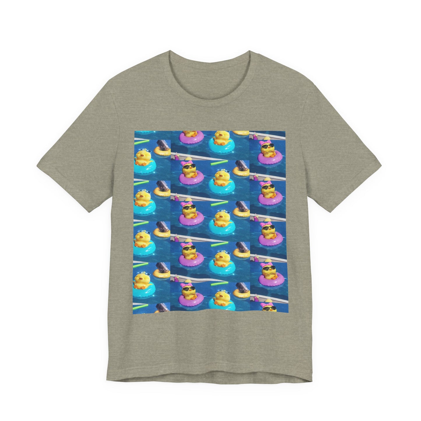 Whimsical Duck Print Tee | Fun Summer Shirt, Gift for Kids & Adults, Cute Graphic Tee, Beachwear, Party Outfit