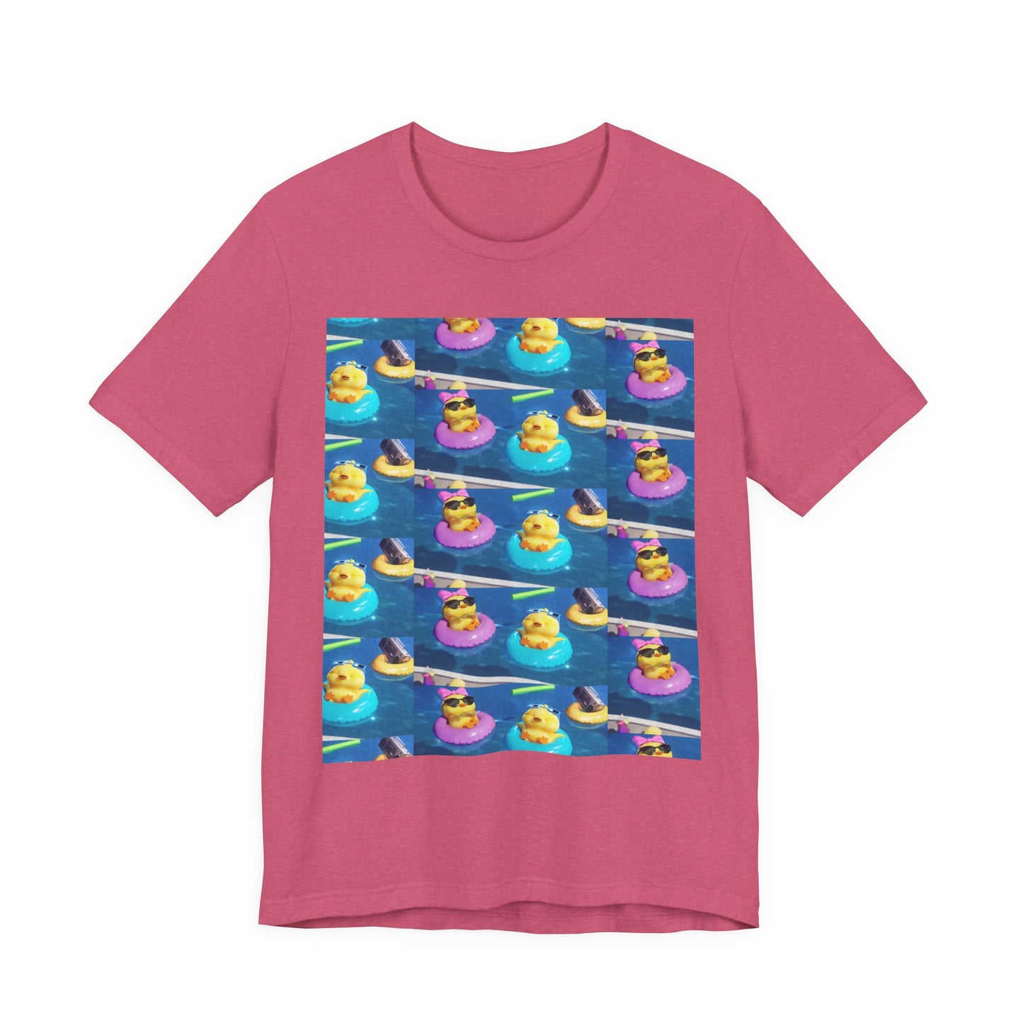 Whimsical Duck Print Tee | Fun Summer Shirt, Gift for Kids & Adults, Cute Graphic Tee, Beachwear, Party Outfit