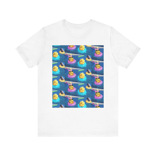 Whimsical Duck Print Tee | Fun Summer Shirt, Gift for Kids & Adults, Cute Graphic Tee, Beachwear, Party Outfit